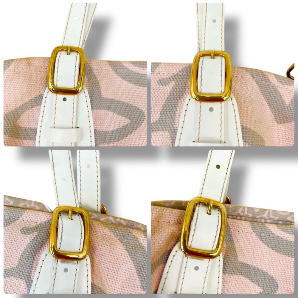 Louis Vuitton Tahitienne Cabas PM Rose Pink Tote Bag 2008 Cruise Collection - Picture 7 of 10